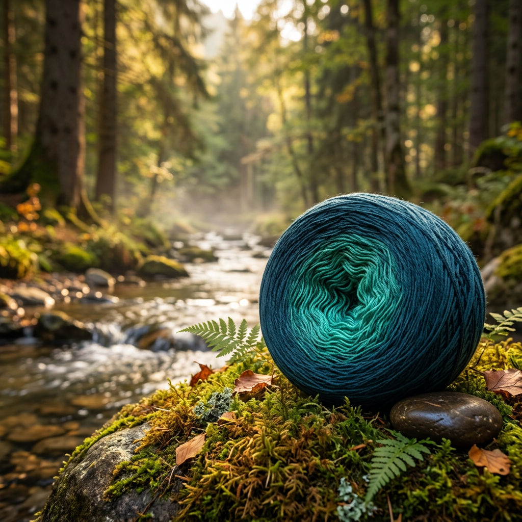 Pazifik – Farbverlaufsgarn von Chiemseegarn