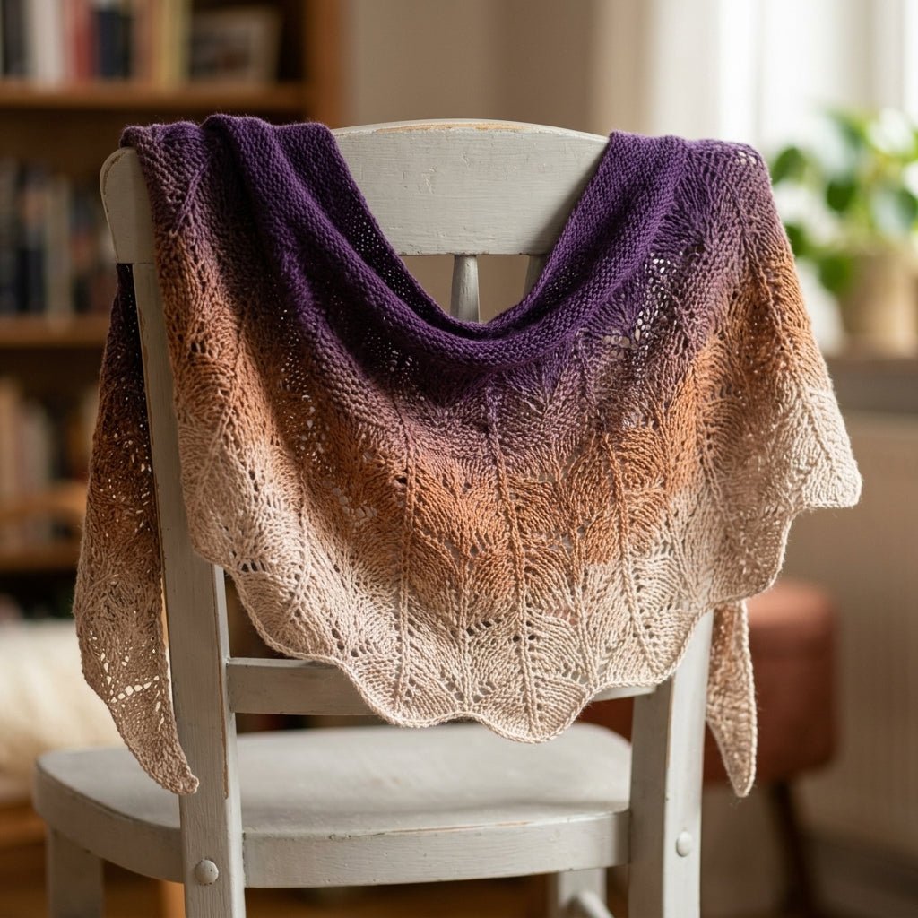 Pflaumenkuchen – Farbverlaufsgarn von Chiemseegarn