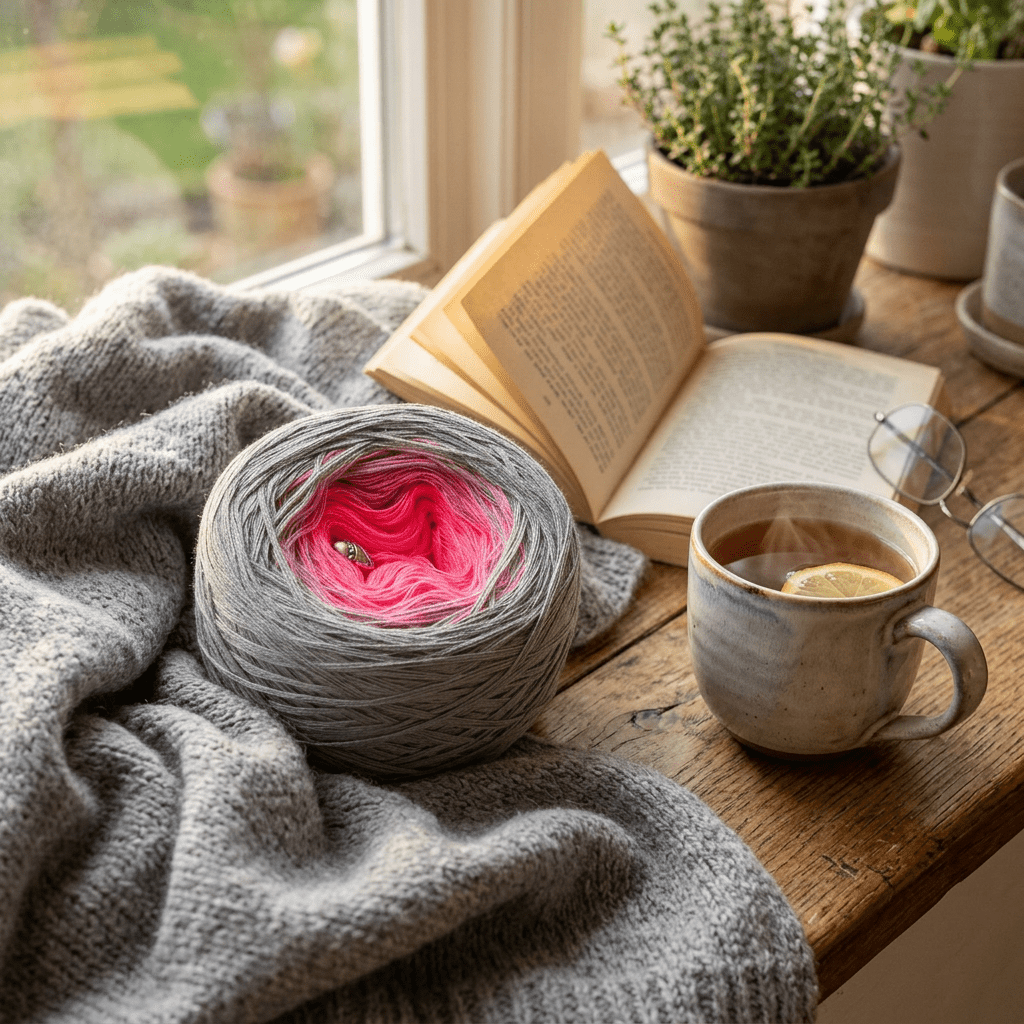 Pink Love – Farbverlaufsgarn von Chiemseegarn