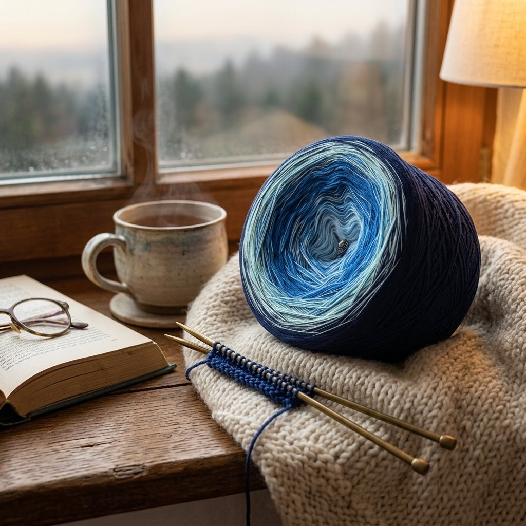 Polarlichter – Farbverlaufsgarn von Chiemseegarn