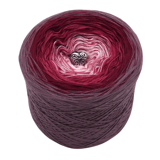 Rosarote Wolke - Bobbel Wolle und Farbverlaufsgarn von Chiemseegarn