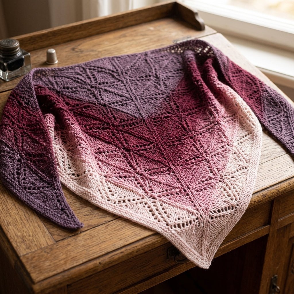 Rosarote Wolke – Farbverlaufsgarn von Chiemseegarn