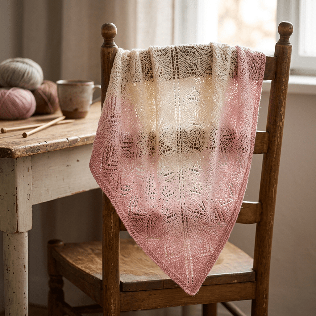 Rosenknospe – Farbverlaufsgarn von Chiemseegarn