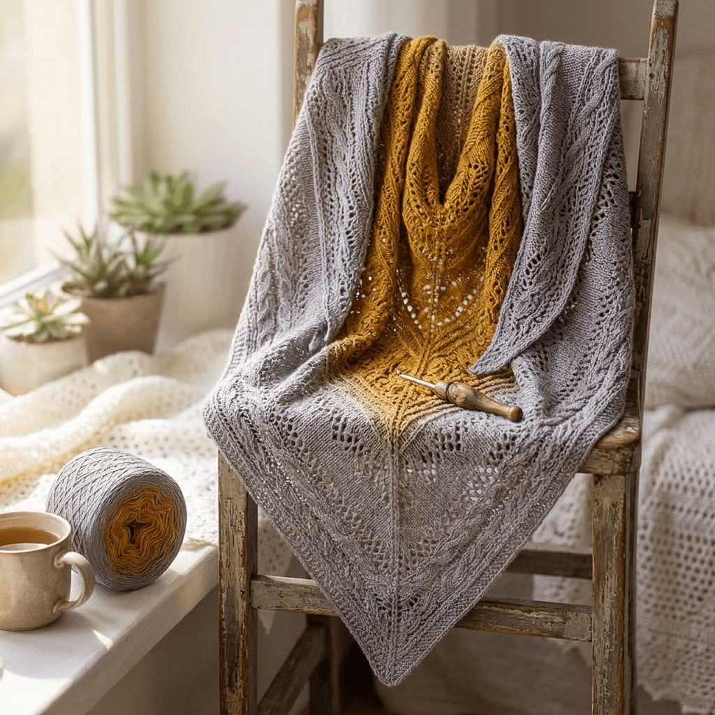 Saharasand – Farbverlaufsgarn von Chiemseegarn