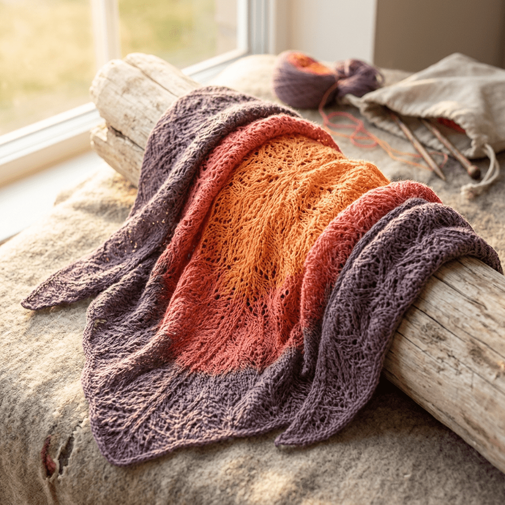 Salbeifeuer – Farbverlaufsgarn von Chiemseegarn