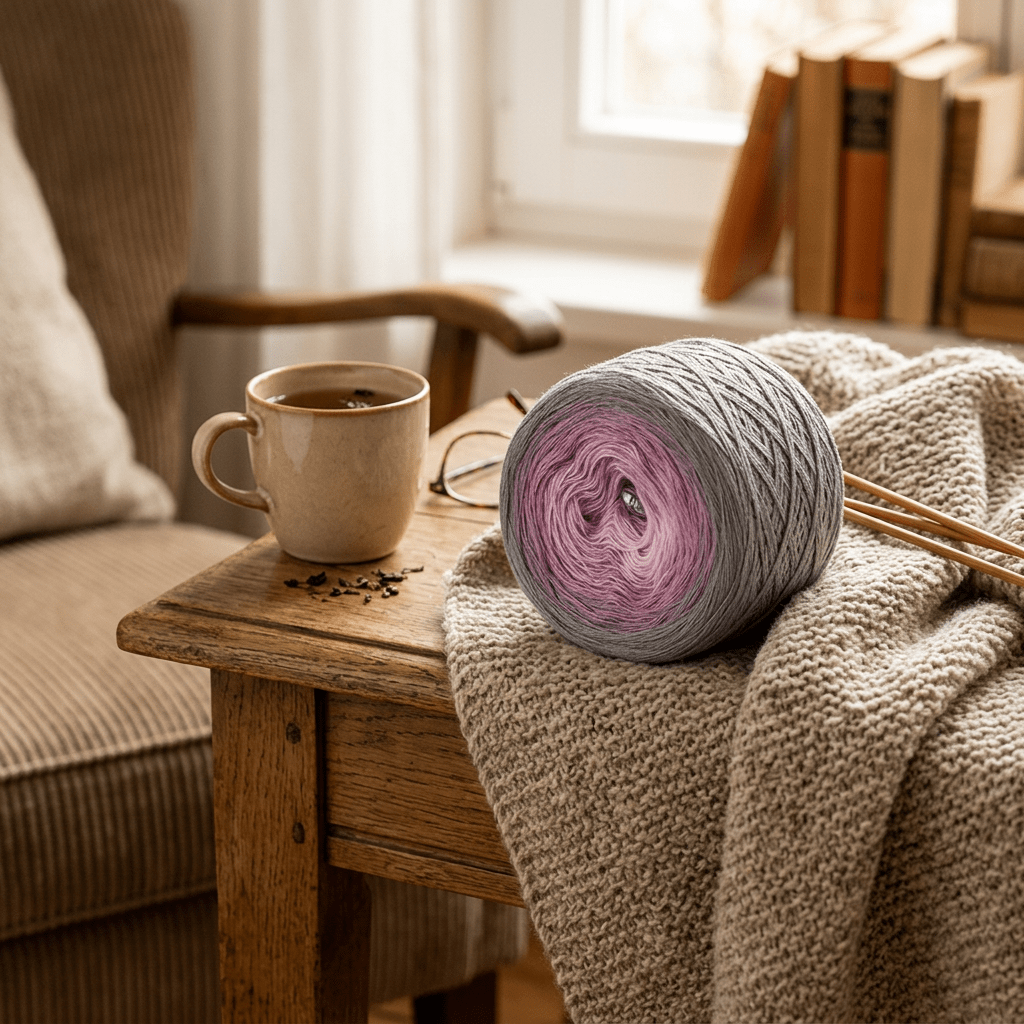 Sanftmut – Farbverlaufsgarn von Chiemseegarn