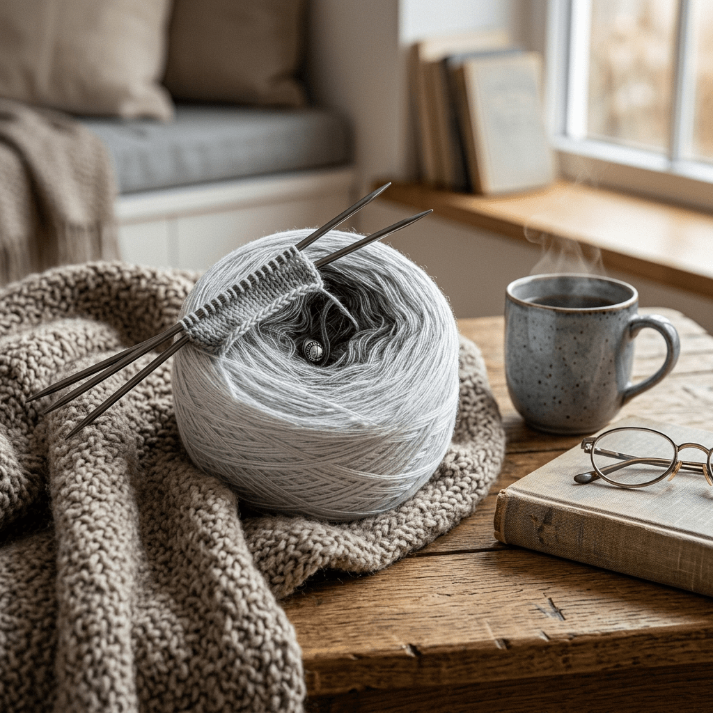 Schattenspiele – Farbverlaufsgarn von Chiemseegarn