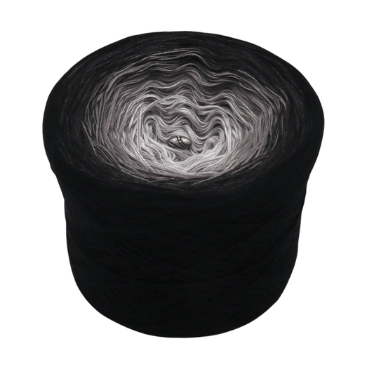 Schneenacht - Bobbel Wolle und Farbverlaufsgarn von Chiemseegarn