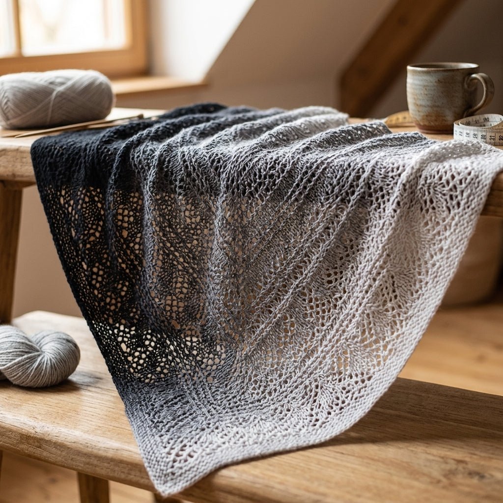 Schneenacht – Farbverlaufsgarn von Chiemseegarn