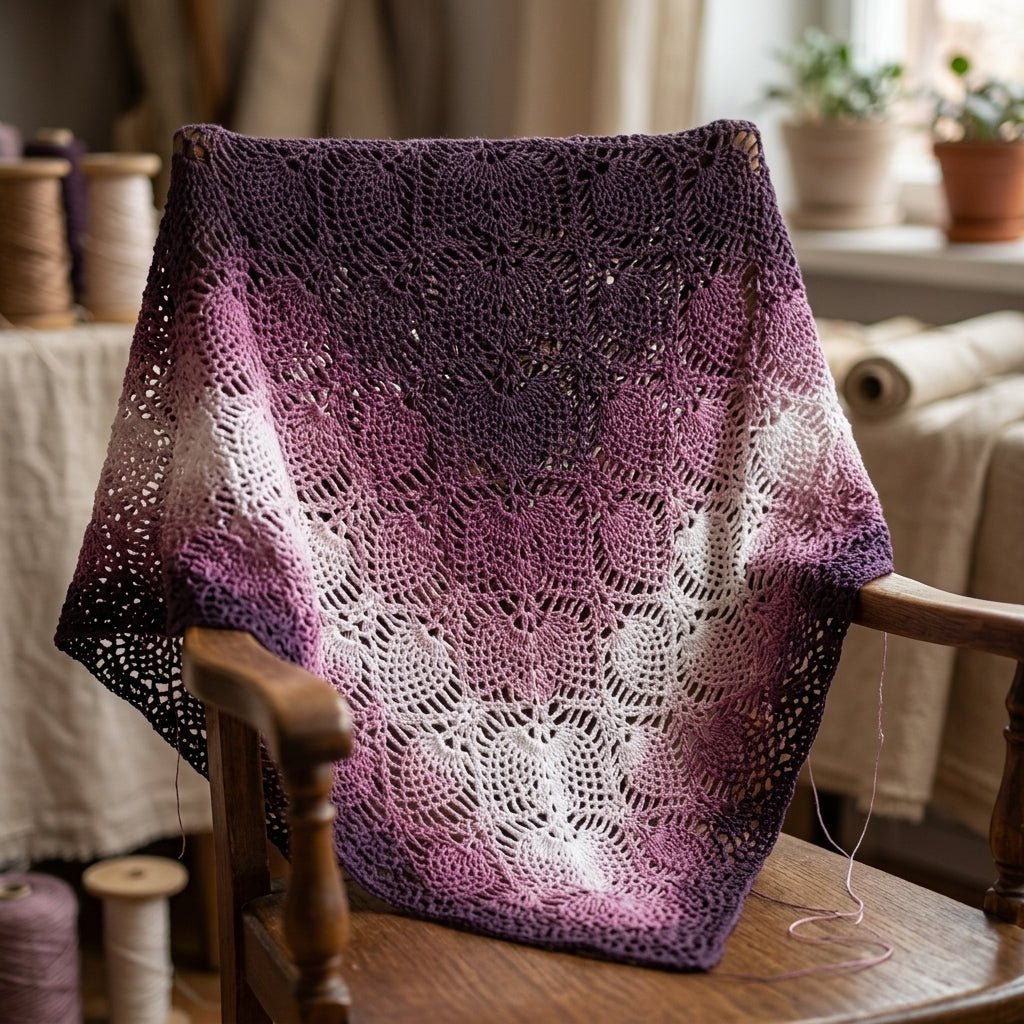 Schneerose – Farbverlaufsgarn von Chiemseegarn