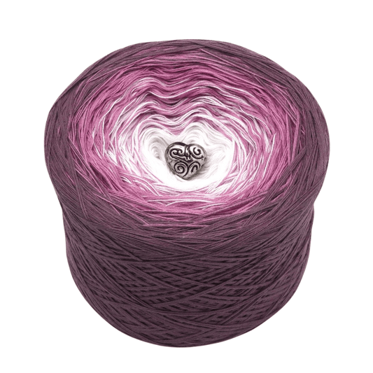 Schneerose - Bobbel Wolle und Farbverlaufsgarn von Chiemseegarn