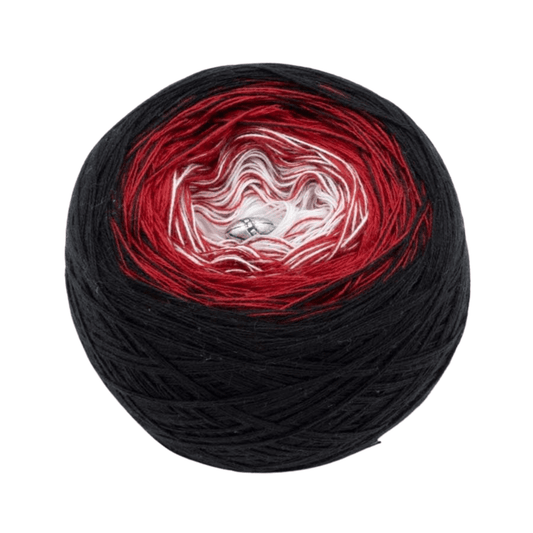 Schwarzwälder Kirsch - Bobbel Wolle und Farbverlaufsgarn von Chiemseegarn