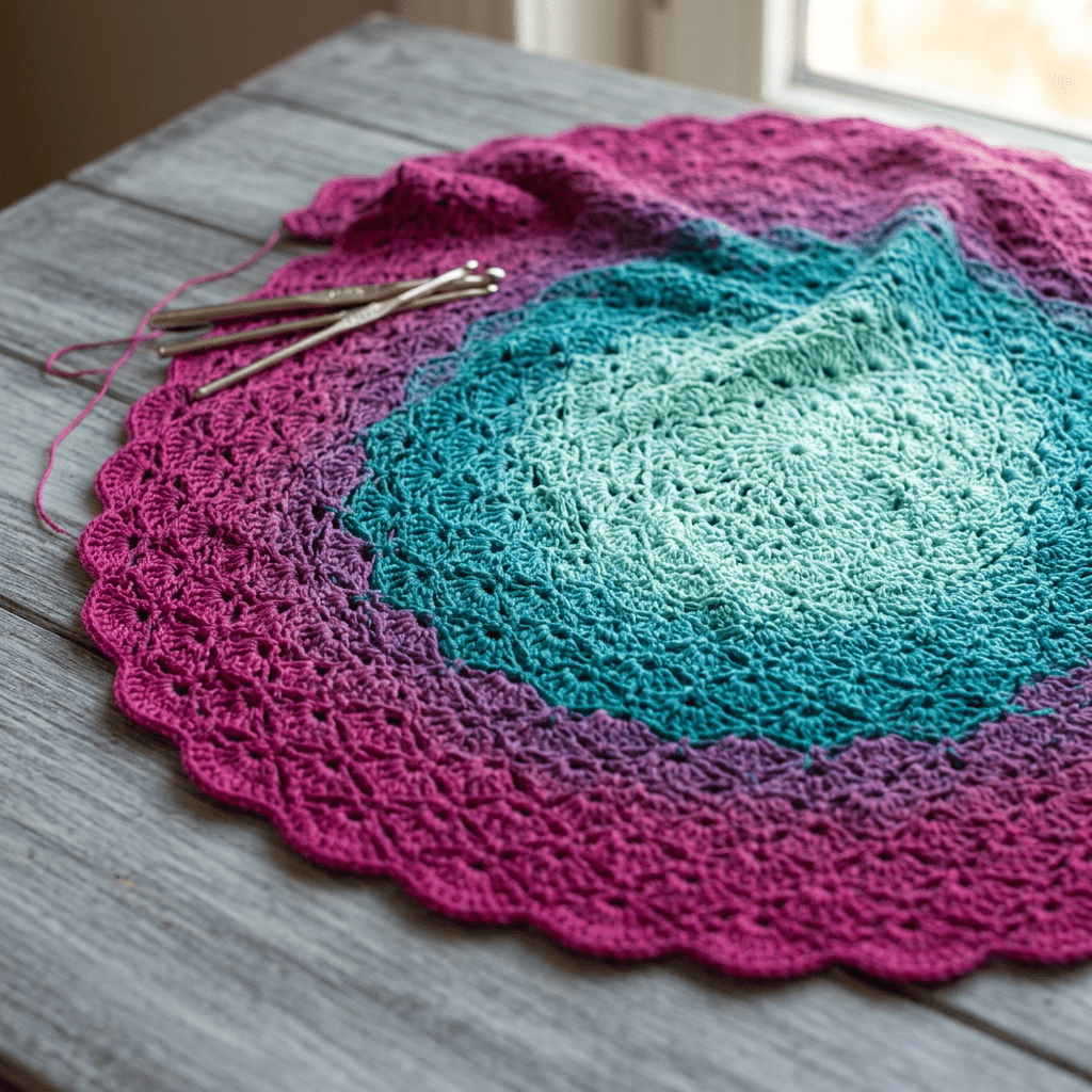 Seeanemone – Farbverlaufsgarn von Chiemseegarn