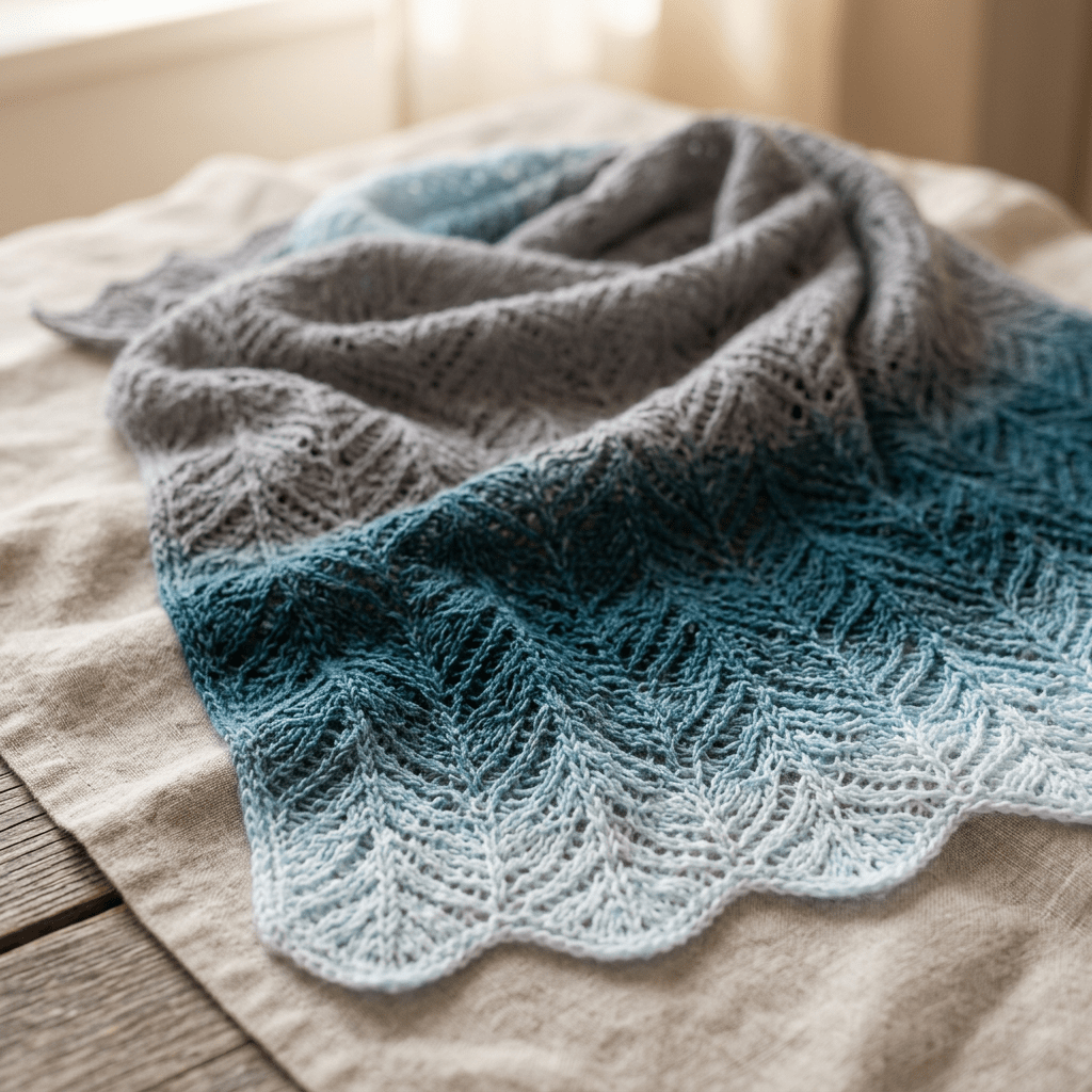 Seegestein – Farbverlaufsgarn von Chiemseegarn