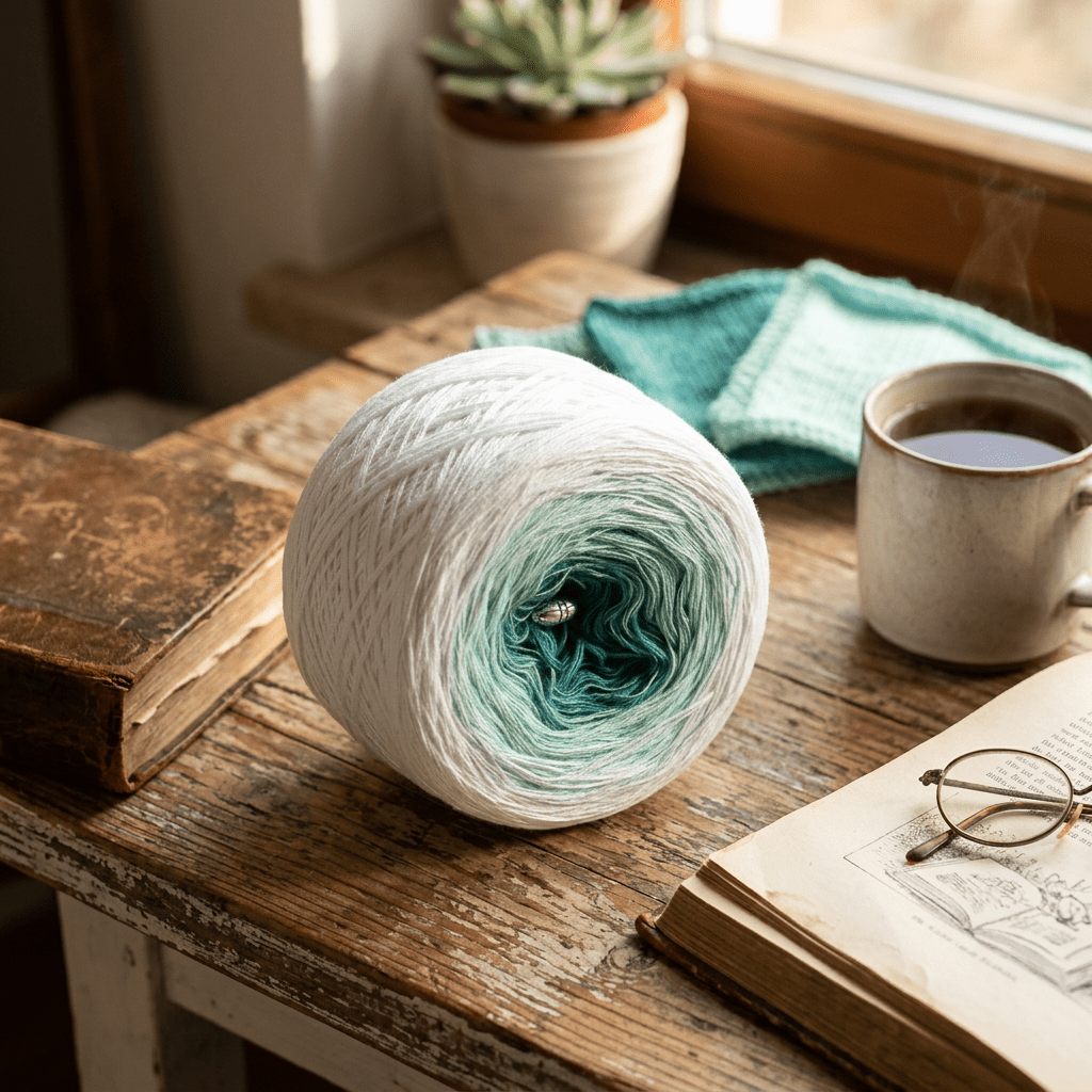 Smaragd – Farbverlaufsgarn von Chiemseegarn