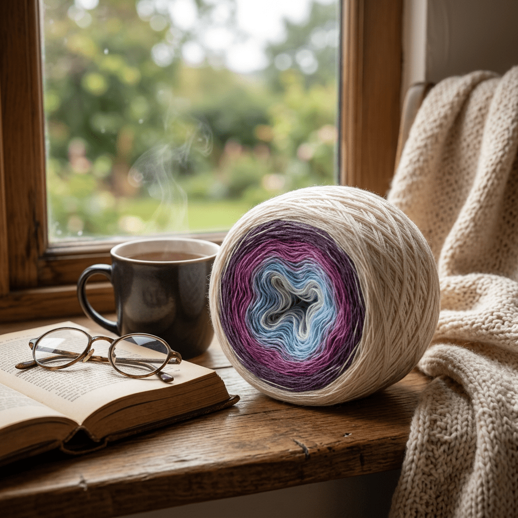 Sommergewitter – Farbverlaufsgarn von Chiemseegarn