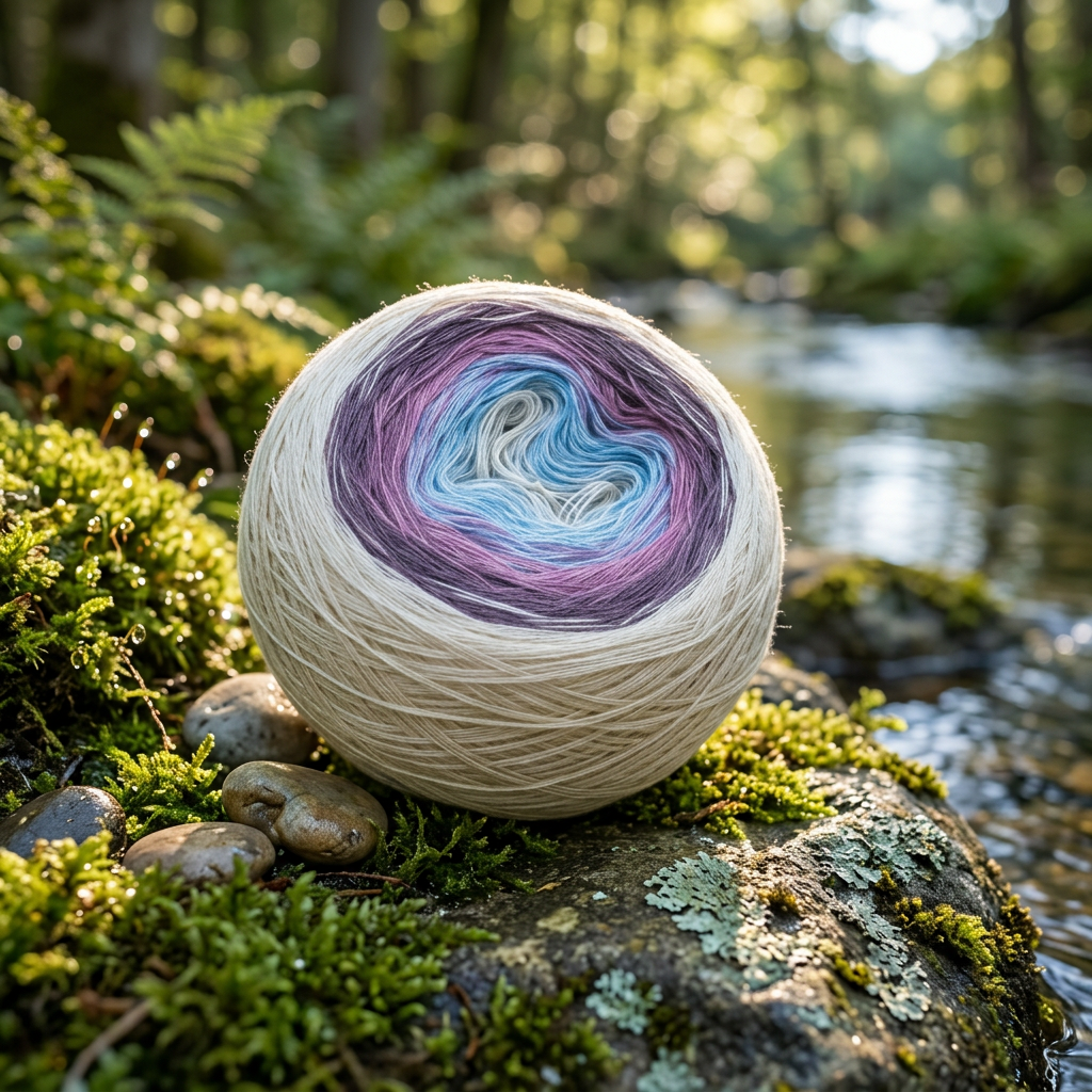 Sommergewitter – Farbverlaufsgarn von Chiemseegarn