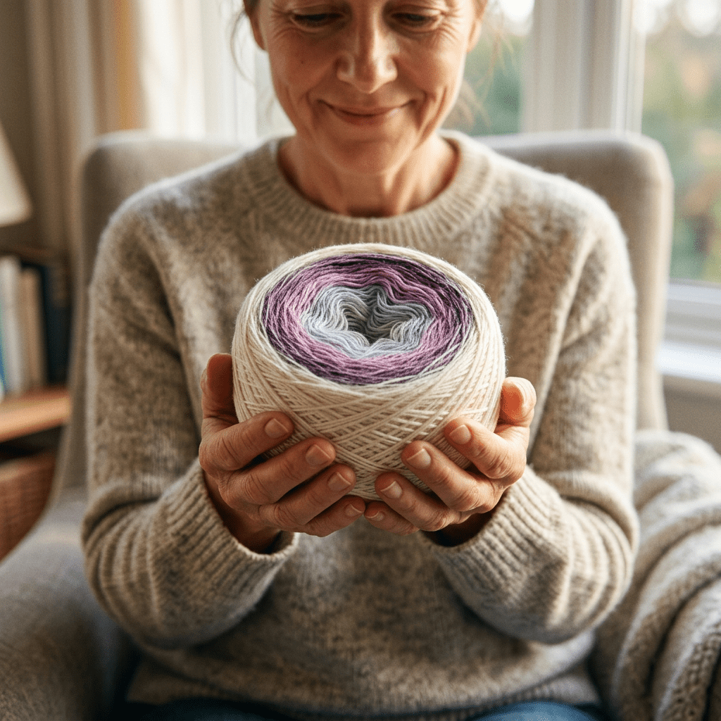 Sommergewitter – Farbverlaufsgarn von Chiemseegarn