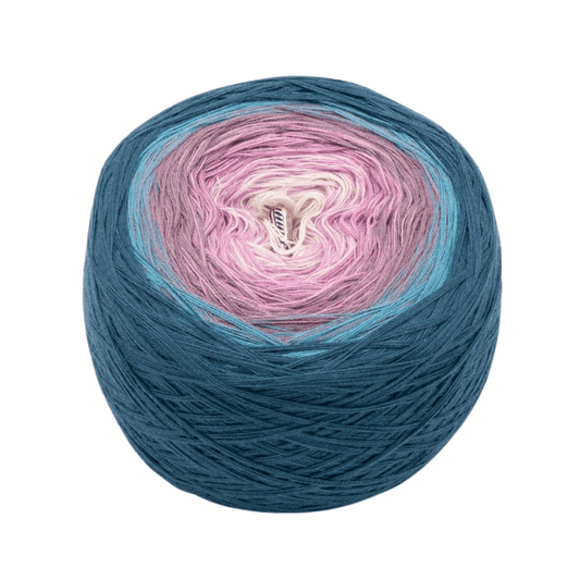 Sommernachtstraum - Bobbel Wolle und Farbverlaufsgarn von Chiemseegarn