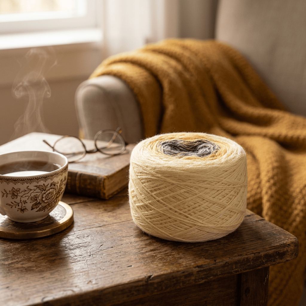 Sonnenaufgang – Farbverlaufsgarn von Chiemseegarn