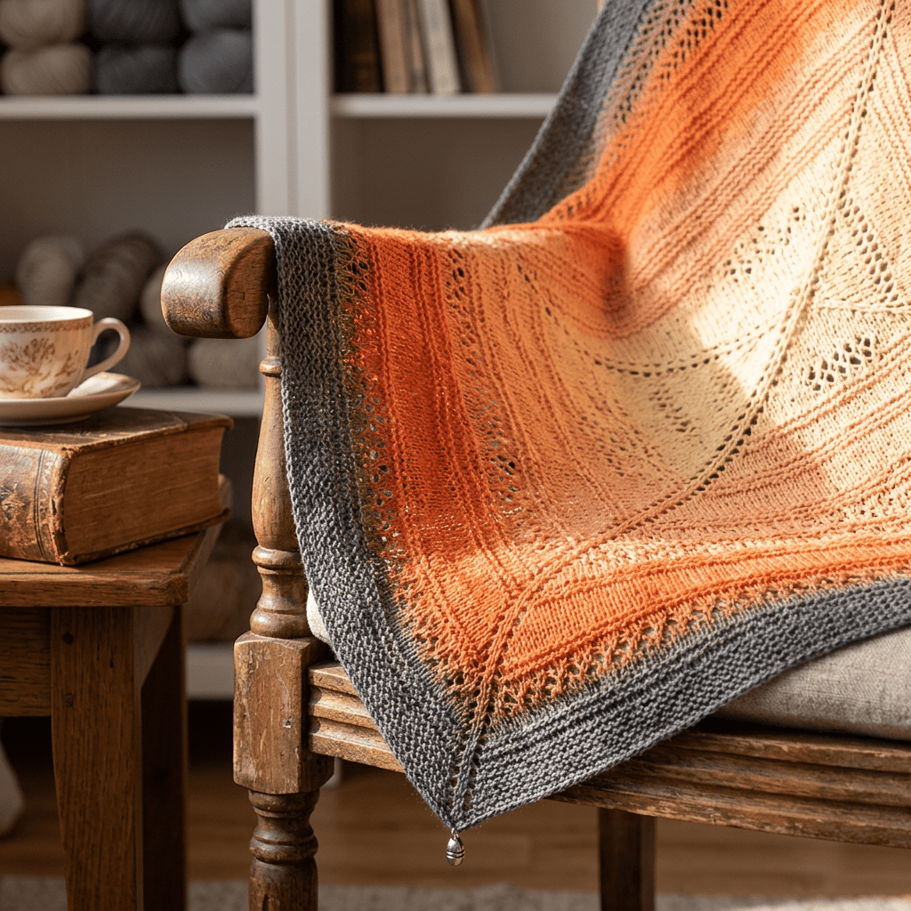 Sonnenuntergang – Farbverlaufsgarn von Chiemseegarn