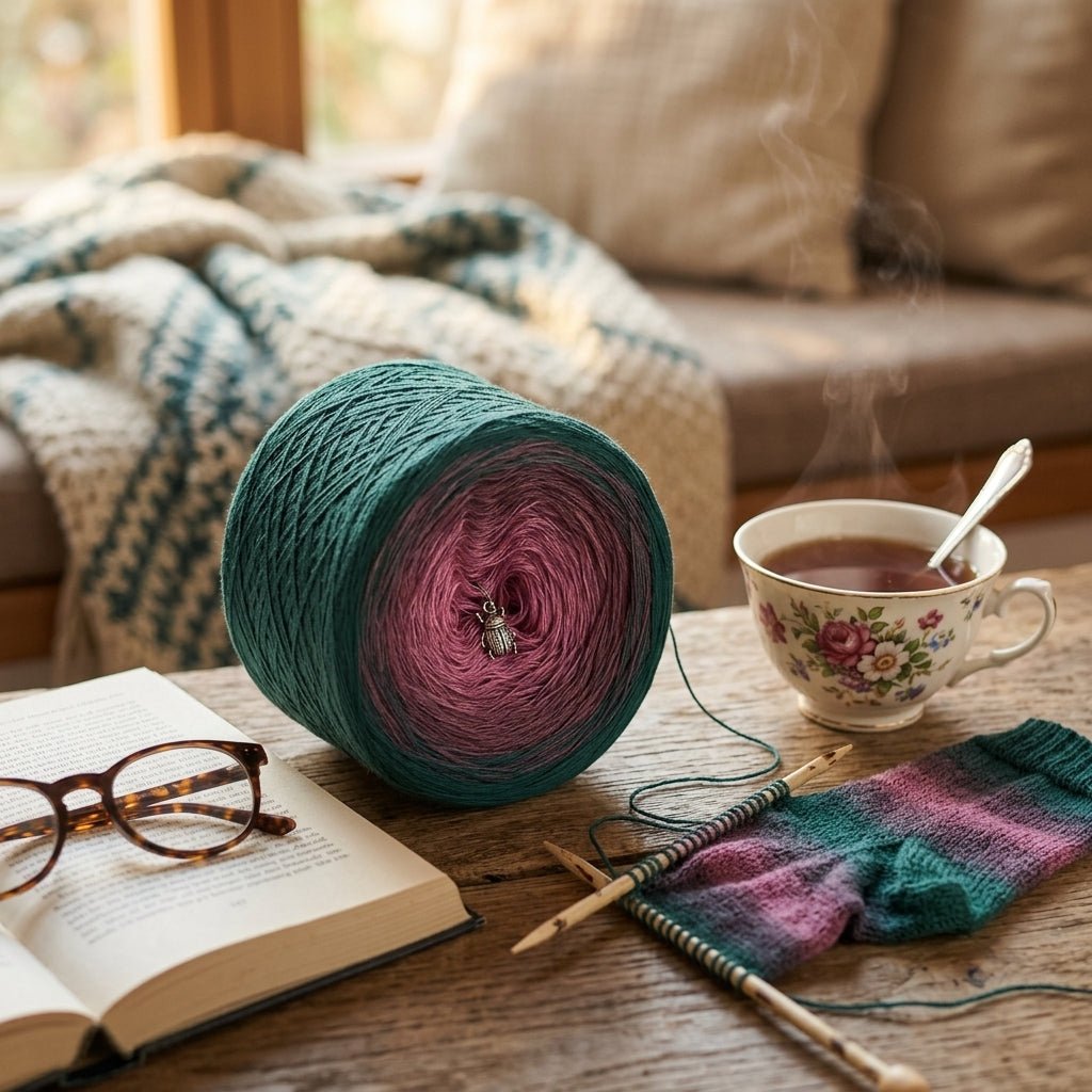 Spätsommerblüte – Farbverlaufsgarn von Chiemseegarn