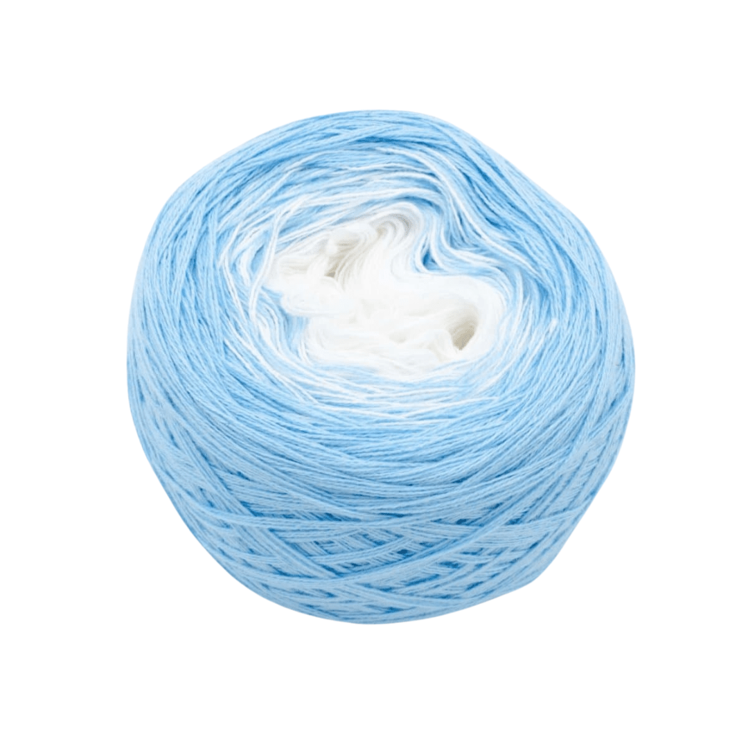 Südseestrand - Bobbel Wolle und Farbverlaufsgarn von Chiemseegarn