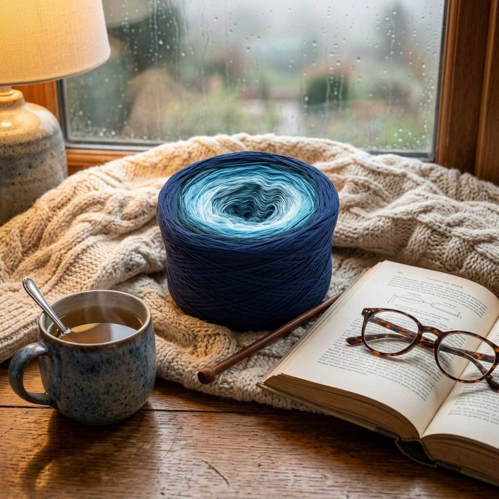 Tag am Meer – Farbverlaufsgarn von Chiemseegarn