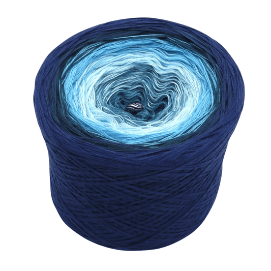 Tag am Meer - Bobbel Wolle und Farbverlaufsgarn von Chiemseegarn