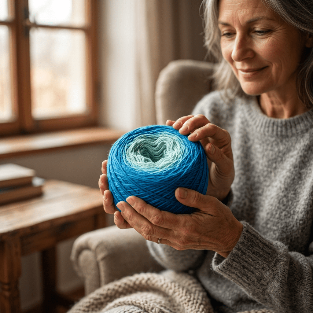 Tag am See – Farbverlaufsgarn von Chiemseegarn