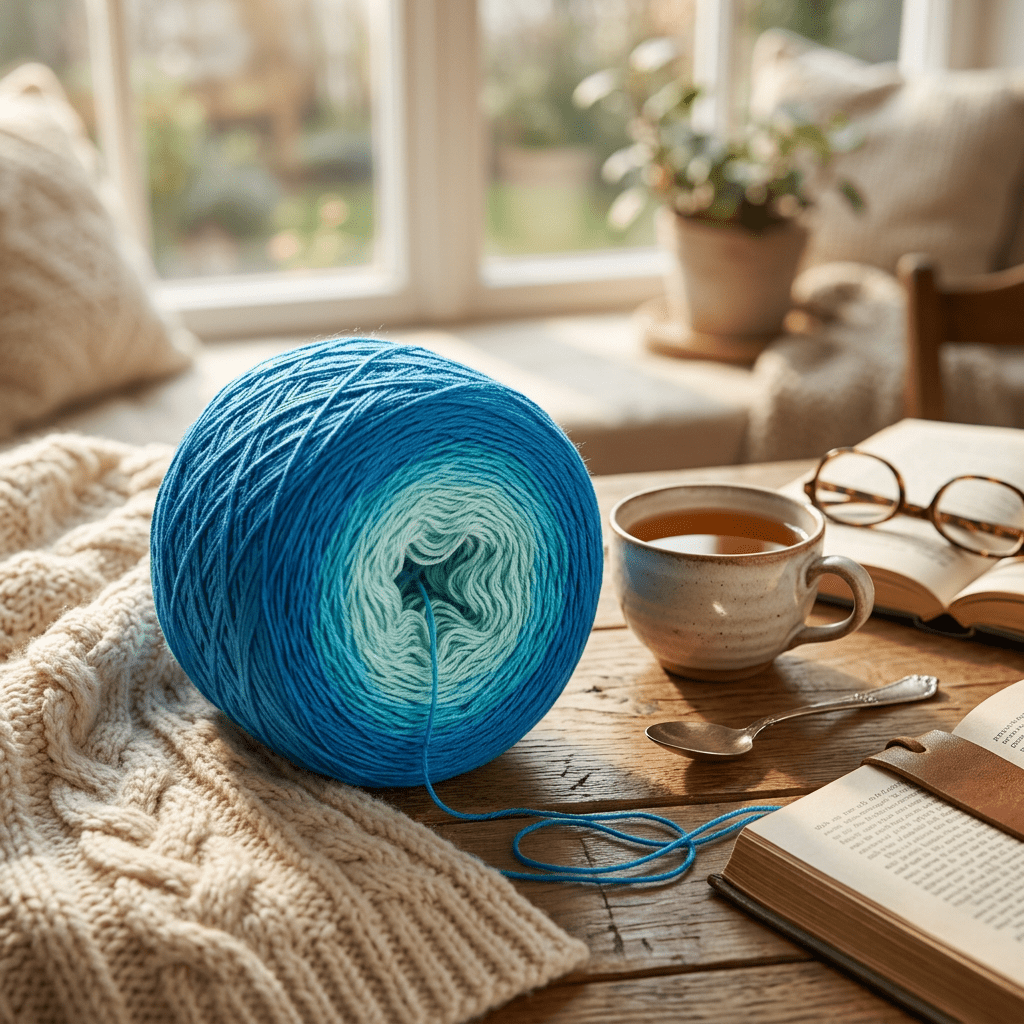 Tag am See – Farbverlaufsgarn von Chiemseegarn