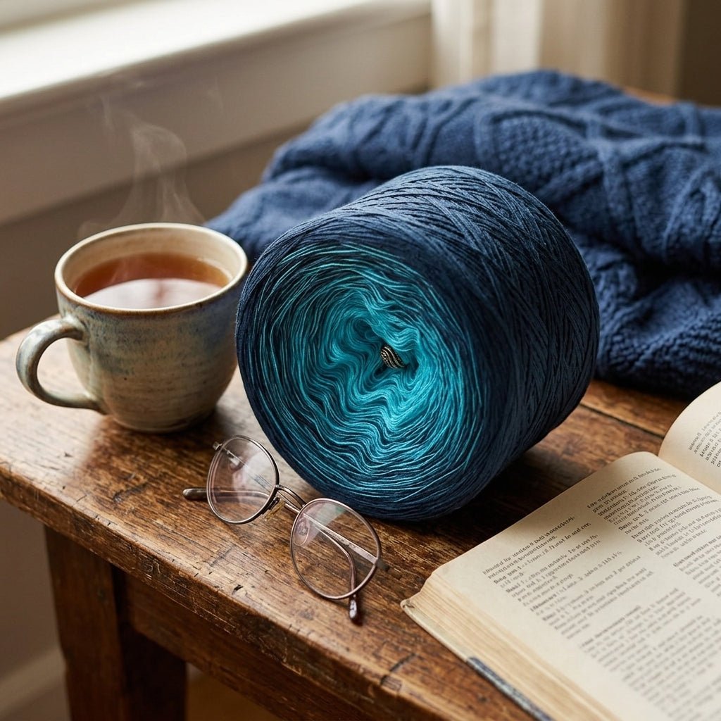 Teneriffa – Farbverlaufsgarn von Chiemseegarn