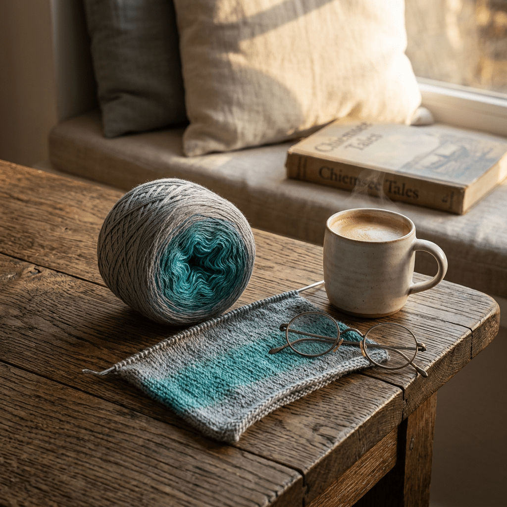 Tiefgründigkeit – Farbverlaufsgarn von Chiemseegarn