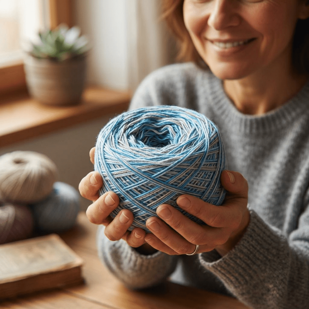 Tosende See – Konfettigarn von Chiemseegarn