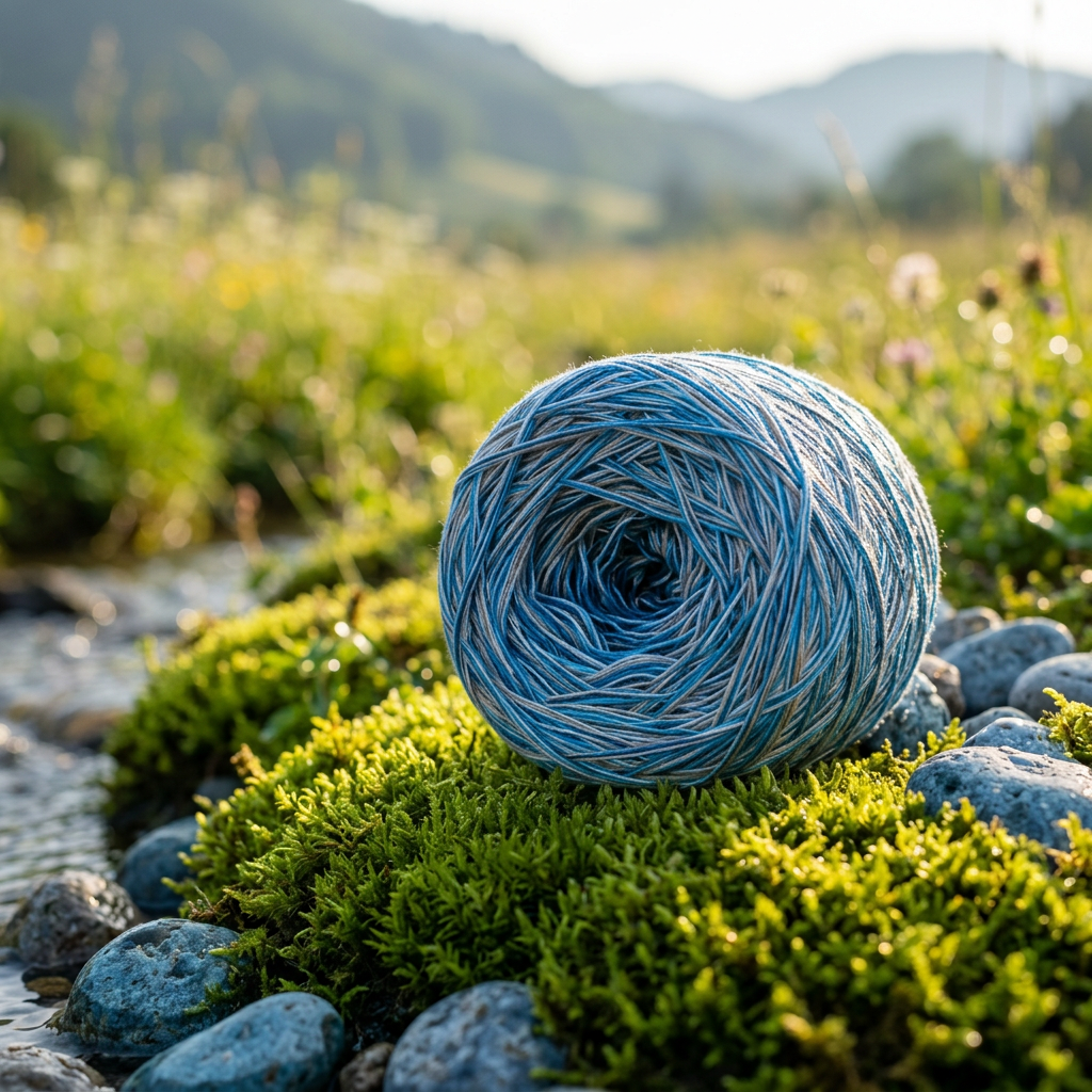 Tosende See – Konfettigarn von Chiemseegarn