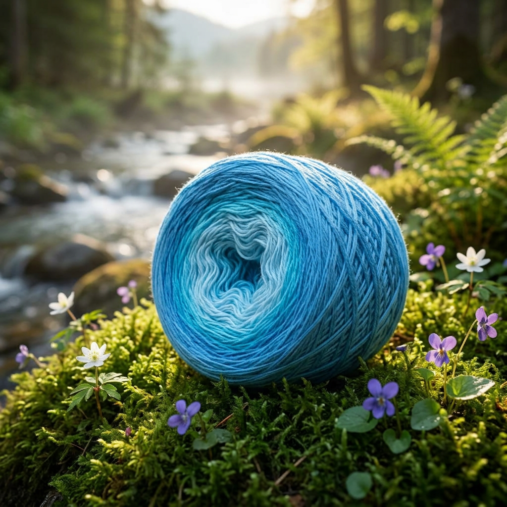 Trachtenhemd – Farbverlaufsgarn von Chiemseegarn