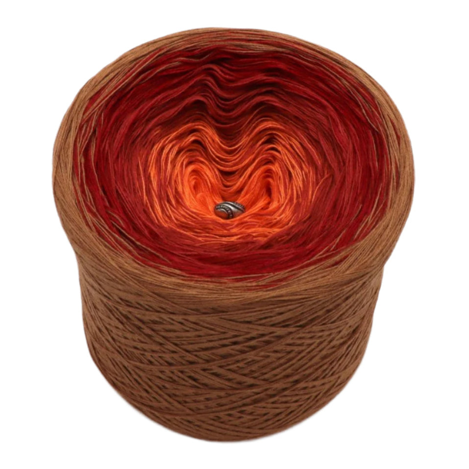 Übergang zum Herbst - Bobbel Wolle und Farbverlaufsgarn von Chiemseegarn