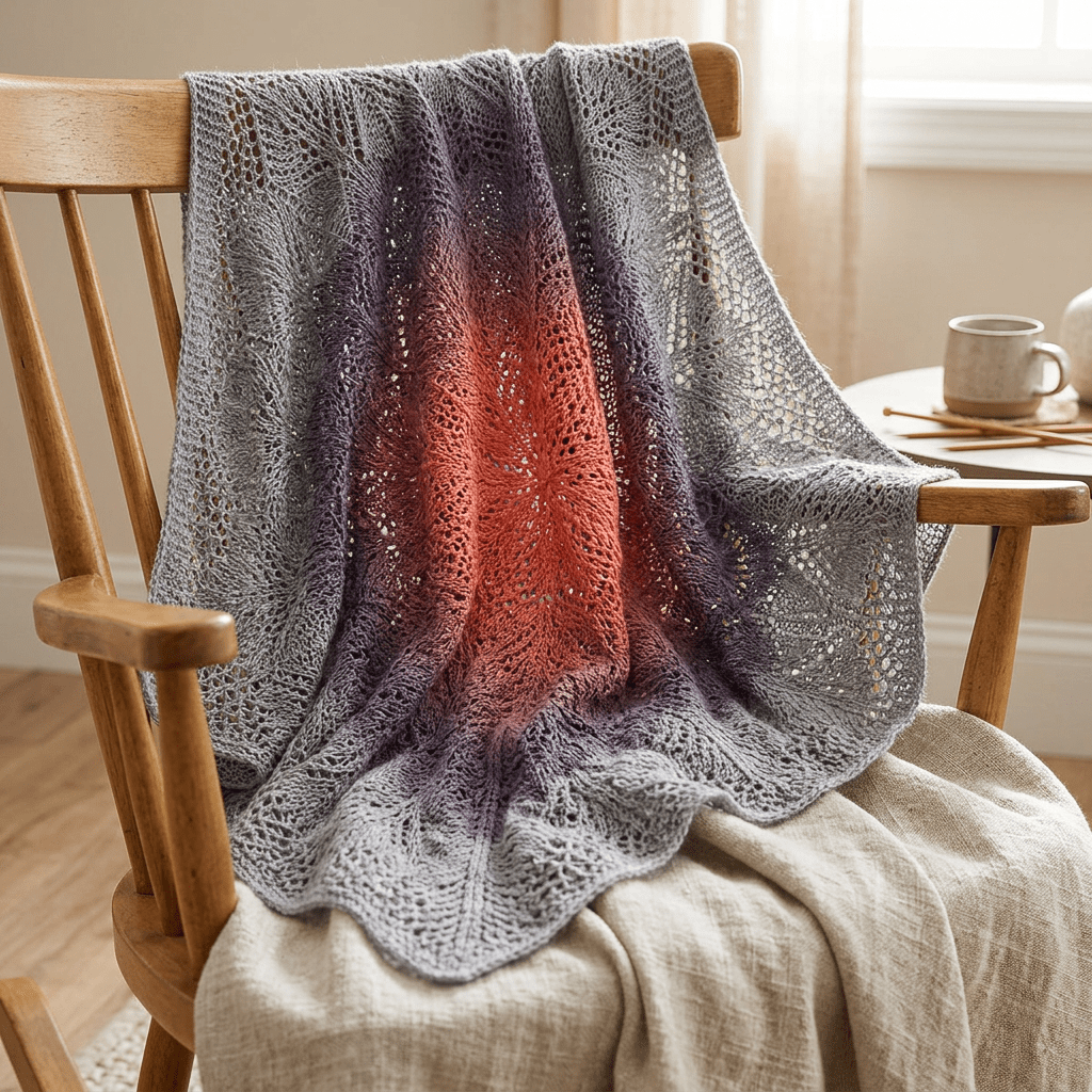 Verborgene Flamme – Farbverlaufsgarn von Chiemseegarn