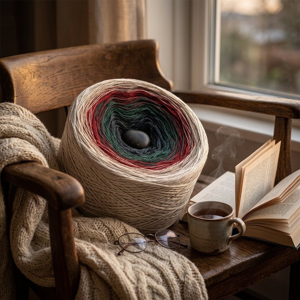 Waldbeere – Farbverlaufsgarn von Chiemseegarn