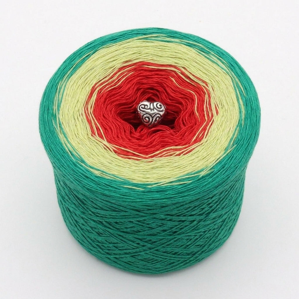 Wassermelone – Farbverlaufsgarn von Chiemseegarn