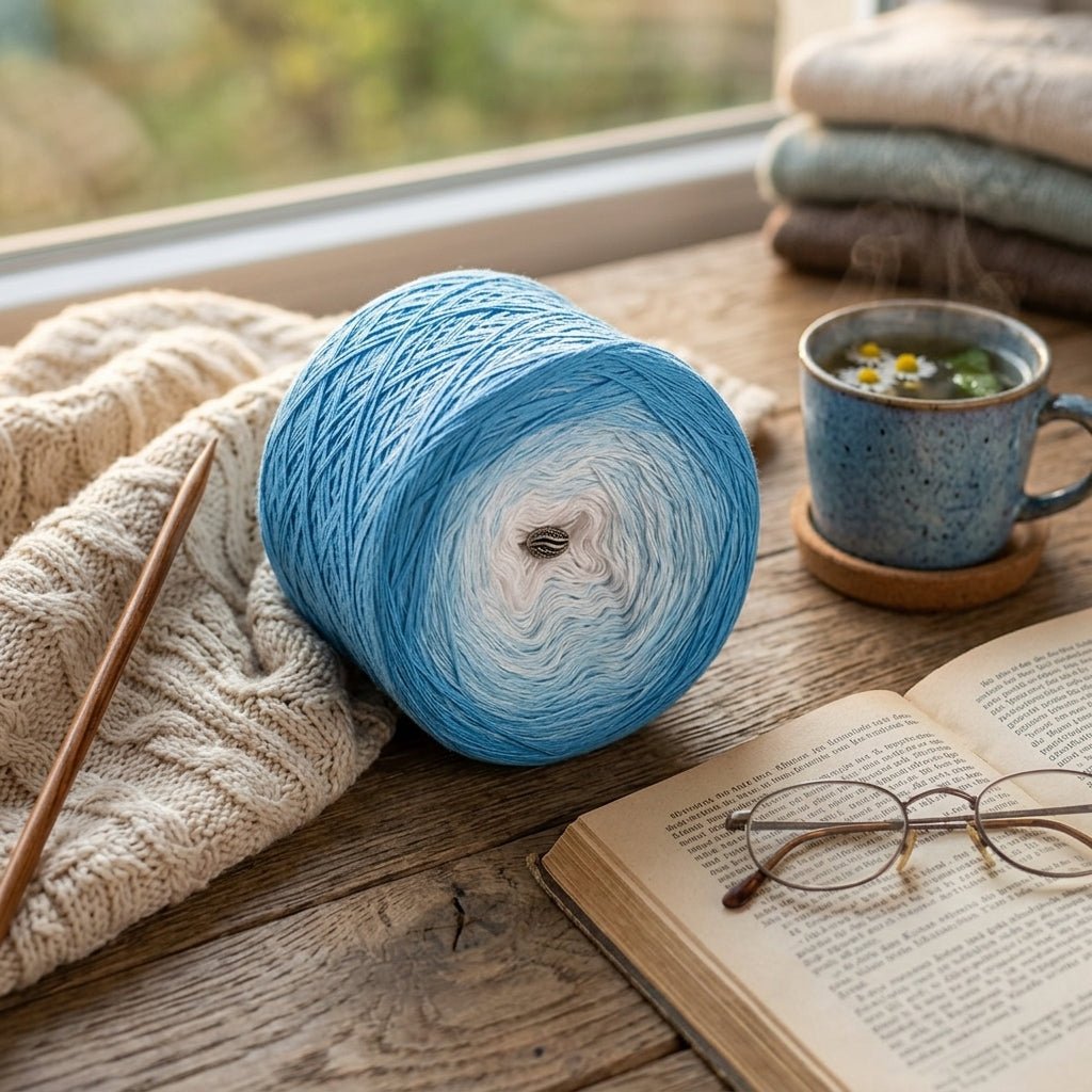 Wasserquelle – Farbverlaufsgarn von Chiemseegarn