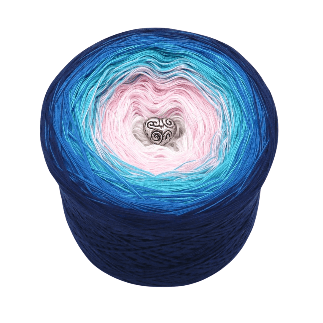 Welt der Korallen - Bobbel Wolle und Farbverlaufsgarn von Chiemseegarn