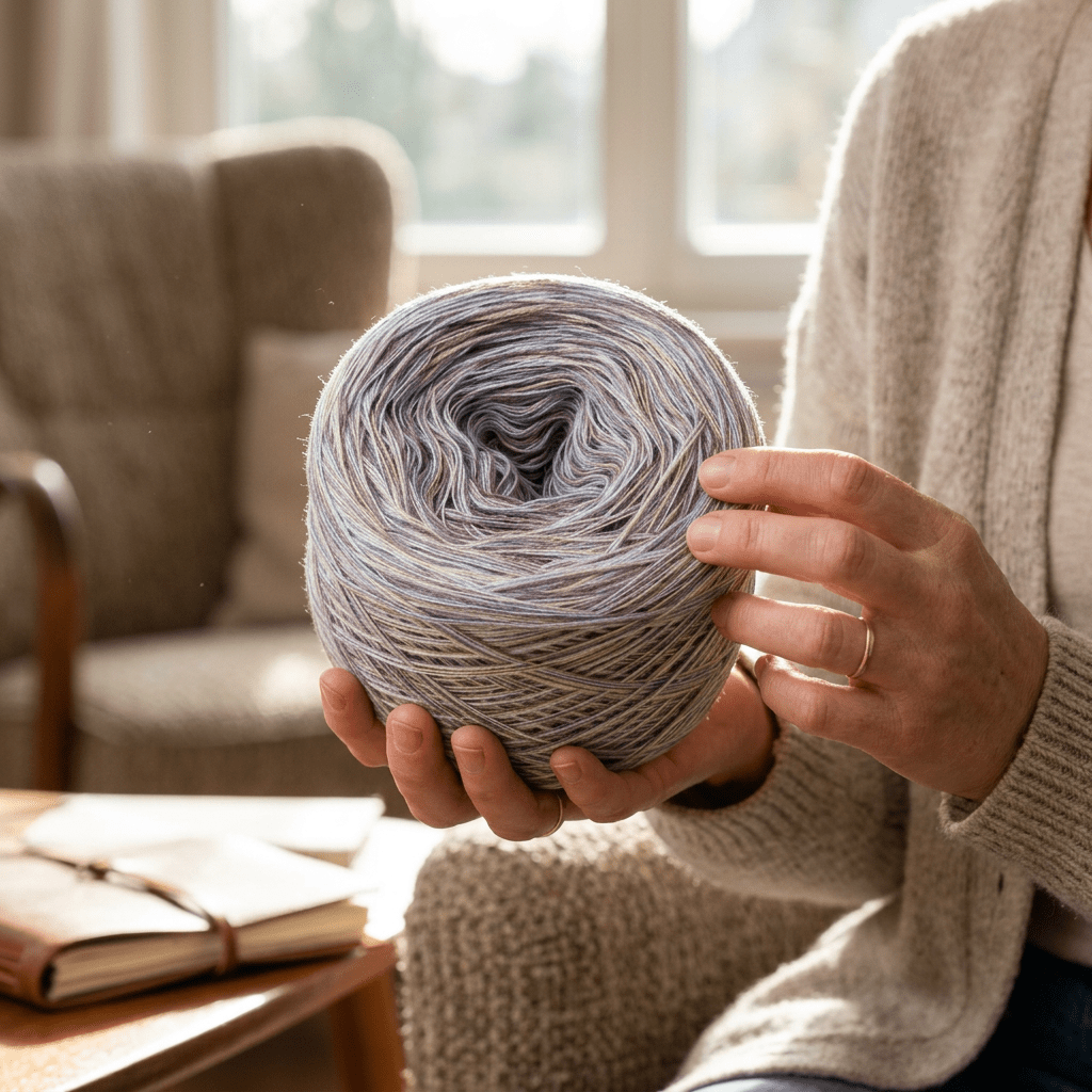 Wilde Gischt – Konfettigarn von Chiemseegarn