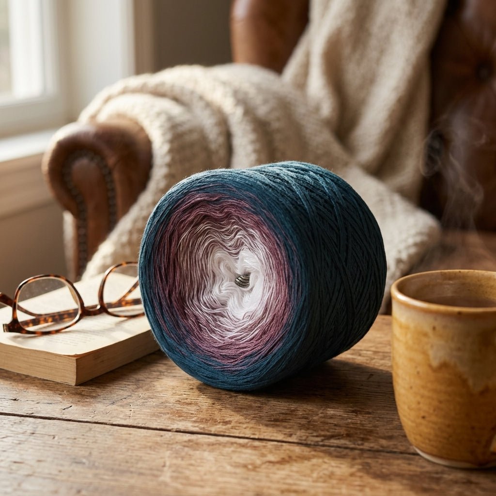 Winterland – Farbverlaufsgarn von Chiemseegarn