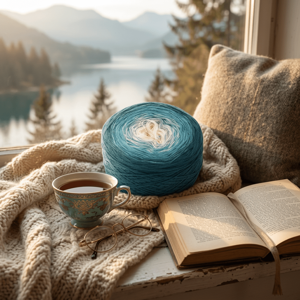 Wolken und Meer – Farbverlaufsgarn von Chiemseegarn