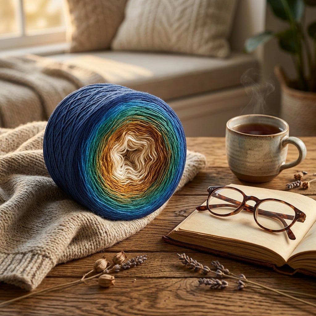 Wüste, Dschungel und Meer – Farbverlaufsgarn von Chiemseegarn