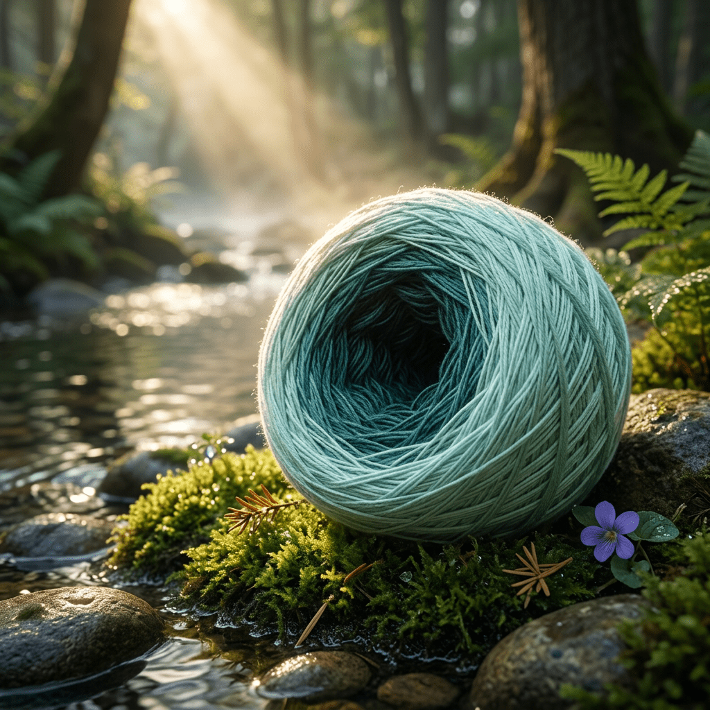 Zarte Minze – Farbverlaufsgarn von Chiemseegarn