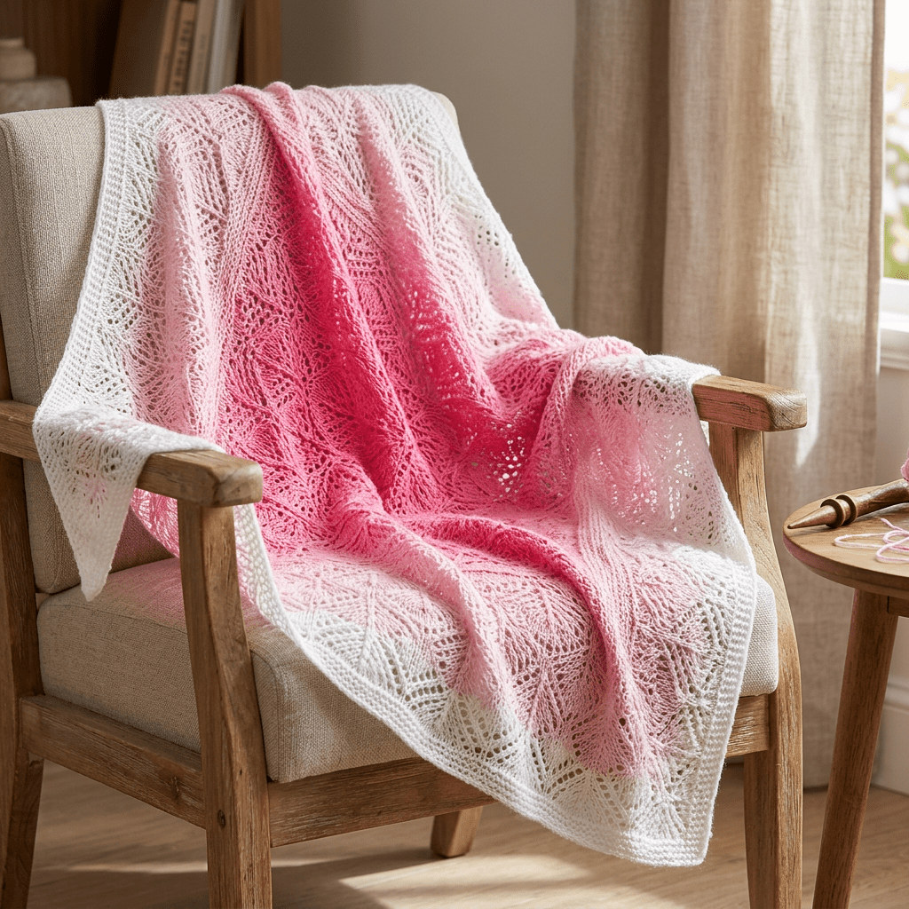 Zartes Pink – Farbverlaufsgarn von Chiemseegarn