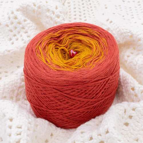 Abendsonne – Farbverlaufsgarn von Chiemseegarn