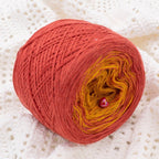 Abendsonne - Bobbel Wolle und Farbverlaufsgarn von Chiemseegarn